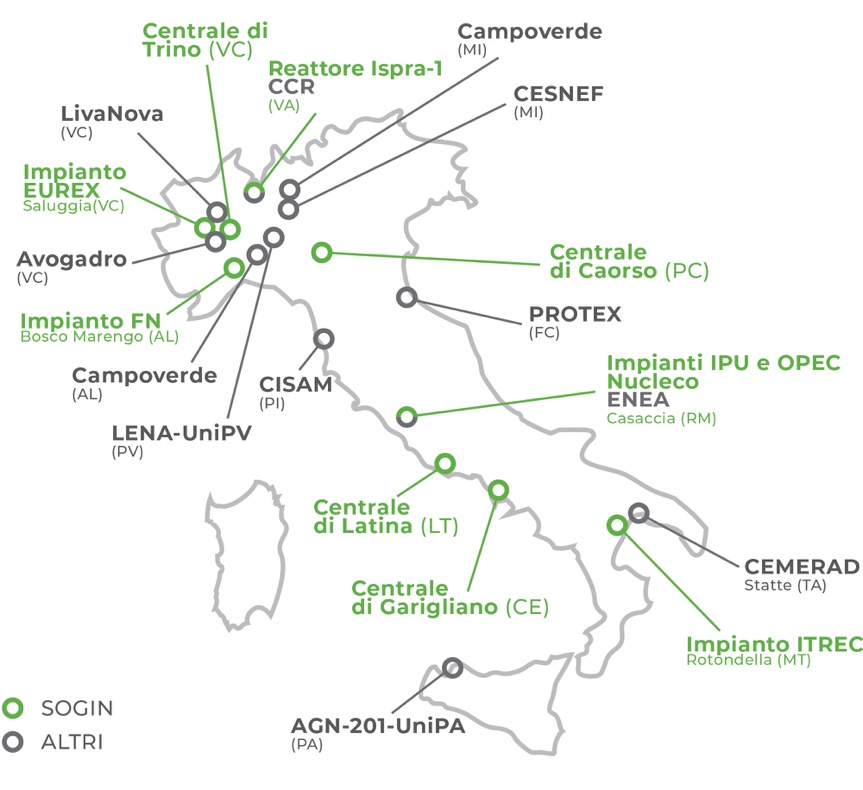 cartina impianti